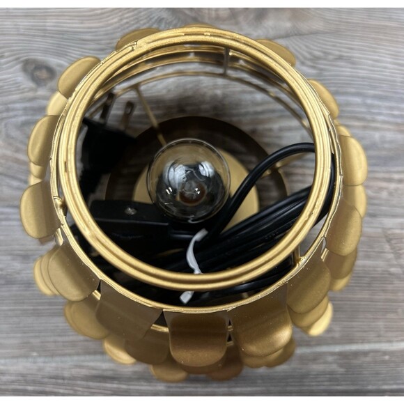 Scentsy All Aglow Small Gold Christmas Tree Pine Gold Metal Wax Warmer In Box - Picture 5 of 10